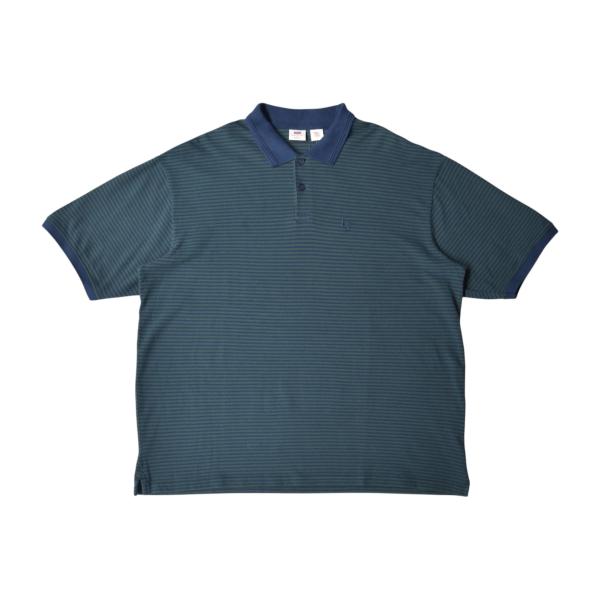Levis Boxy Polo - Green Stripe リーバイス メンズ レディース 半袖ポ...