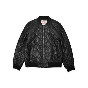 Levi's Quilted Leather Jacket - Black リーバイス キルティング...