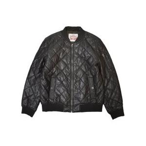 Levi's Quilted Leather Jacket - Brown リーバイス キルティング...