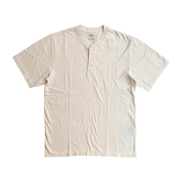 LEVIS Ventura Henley Tee - Beachstone Heather リーバイ...