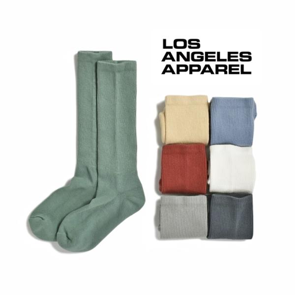 LOS ANGELES APPAREL ユニセックス クルー ソックス
