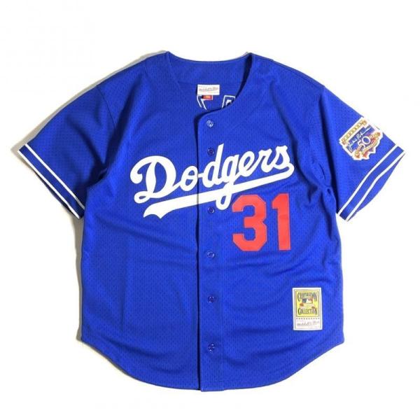 [SALE]ミッチェル&amp;ネス オーセンティック ベースボールジャージー ロサンゼルス・ドジャース メ...