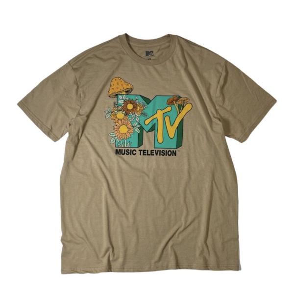 [SALE]MTV ネットワーク Tシャツ サンド メンズ レディース 半袖Tシャツ