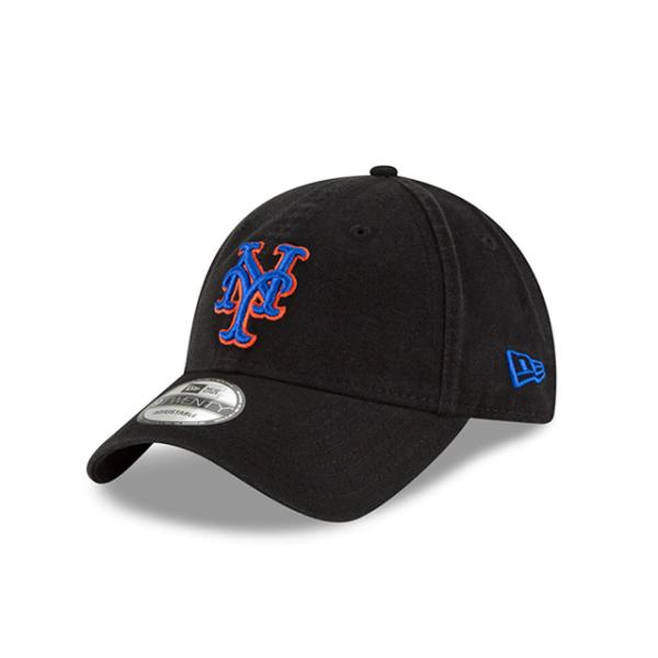 ニューエラ 9TWENTY アジャスタブル キャップ ニューヨーク・メッツ ブラック/ブルー/オレン...