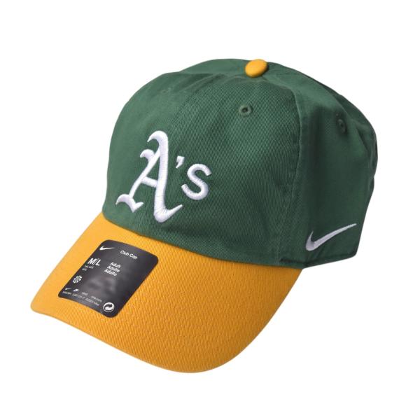 NIKE ナイキ A's Athletics Club Adjustable Hat - Green...