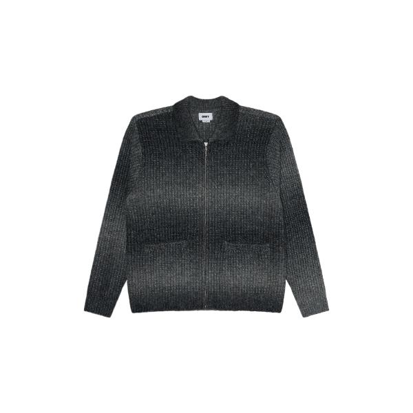 OBEY オベイ ニット カーディガン Anton Gradient Cardigan Charco...