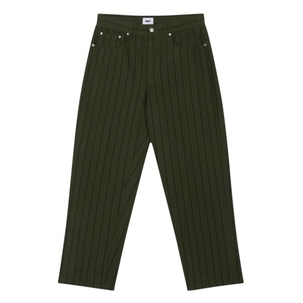 オベイ バギー ストライプ パンツ DUFFLE BAG STRIPE メンズ チノパン スラックス...