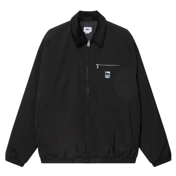 OBEY オベイ Elysian JACKET Black  メンズ レディース アウター ワーク ...