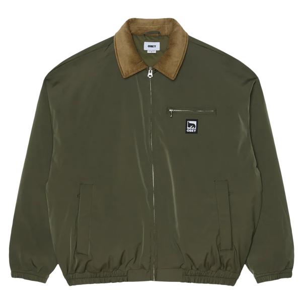 OBEY オベイ Elysian JACKET Grape Leaf カーキ メンズ レディース ア...
