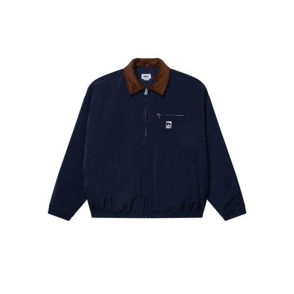 OBEY オベイ ELYSIAN JACKET Dirty Navy メンズ レディース アウター ...