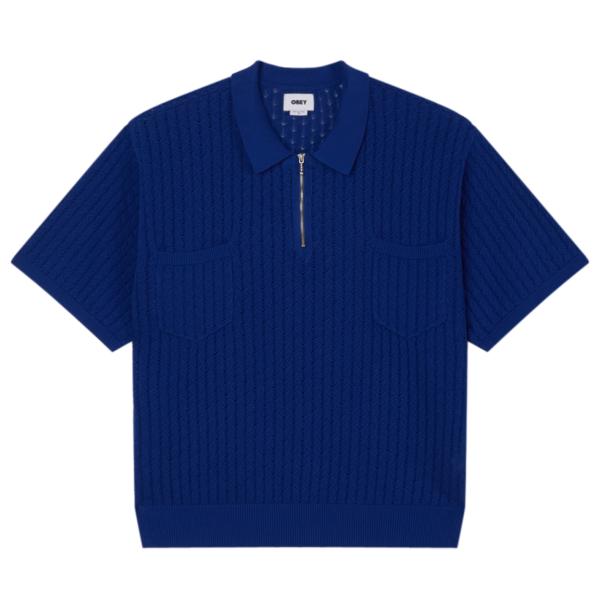 [SALE]OBEY オベイ Grant Quarter Zip S/S Shirt SFB メンズ...