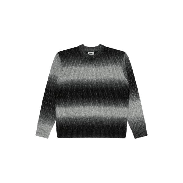OBEY オベイ ニット Haze Gradient Sweater Black Multi ブラッ...