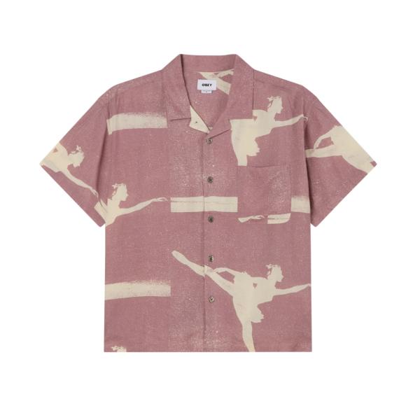 [SALE]OBEY JACQUES WOVEN MAUVE FADED WASH メンズ レディー...