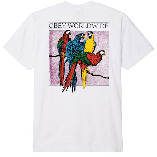 OBEY Respect S/S Tシャツ ホワイト メンズ レディース 半袖T オベイ