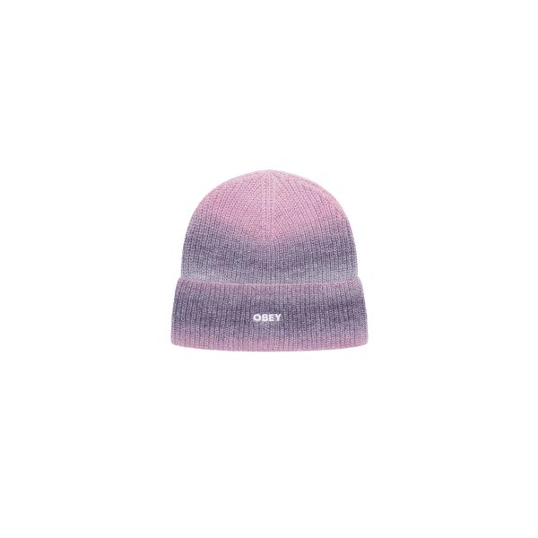 OBEY オベイ ビーニー ニットキャップ Sully Beanie Purple Multi パー...