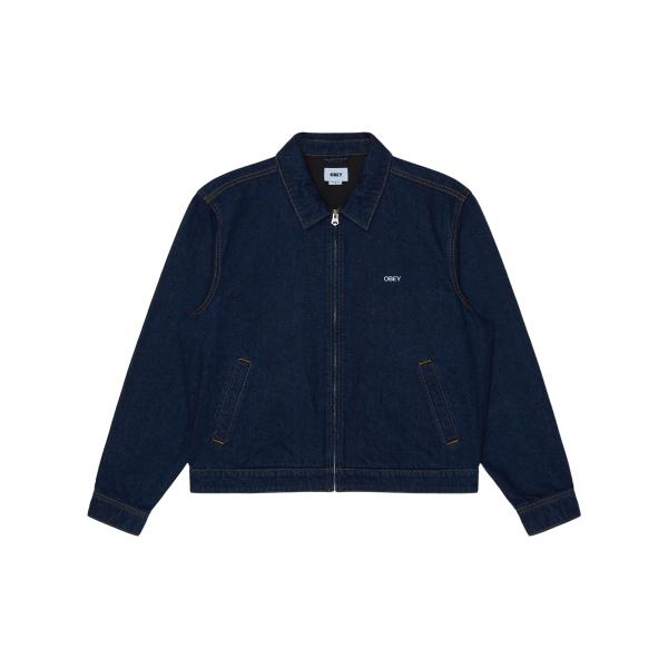 OBEY オベイ ジャケット Work Shop Jacket Rinse Indigo リンス イ...