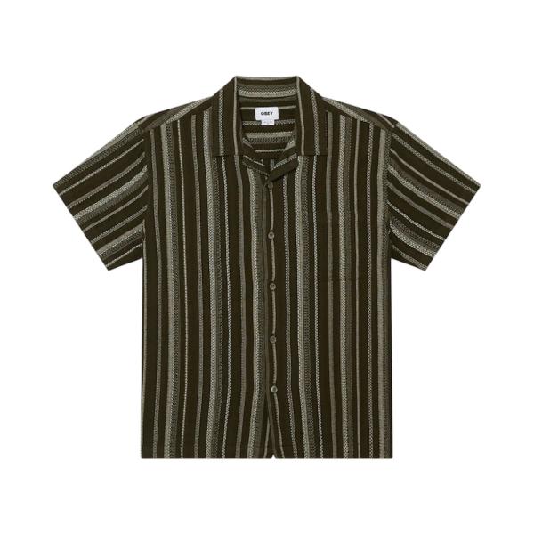 OBEY HUGH SS SHIRT - DARK SAGE MULTI メンズ レディース 半袖シ...