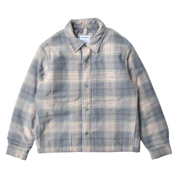 Old Navy Flannel Jacket - Pink Plaid オールドネイビー フランネ...