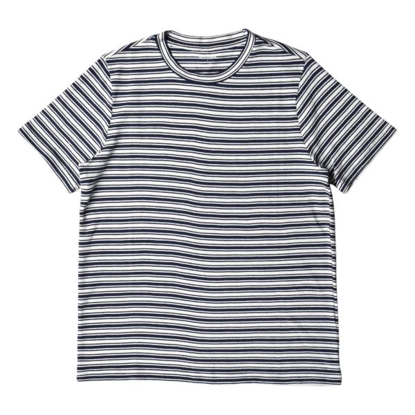 Old Navy オールドネイビー Jacquard Stripe Tee White / Navy...