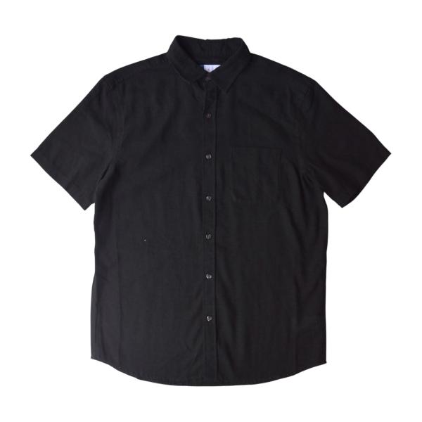Old Navy S/S Linen Shirts - Black オールドネイビー メンズ レディ...