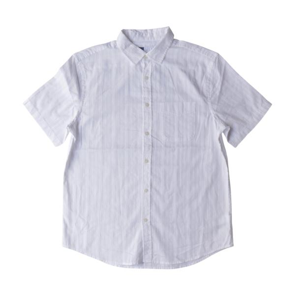 Old Navy S/S Stripe Shirts - White オールドネイビー メンズ レデ...
