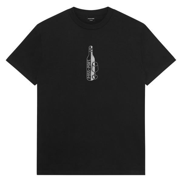 Pass~Port ABV Tee Black ブラック メンズ レディース 半袖Tシャツ パスポー...