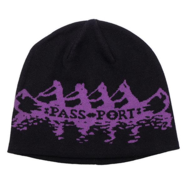 Pass~Port ビーニー ニットキャップ Canoe Beanie Black ブラック メンズ...