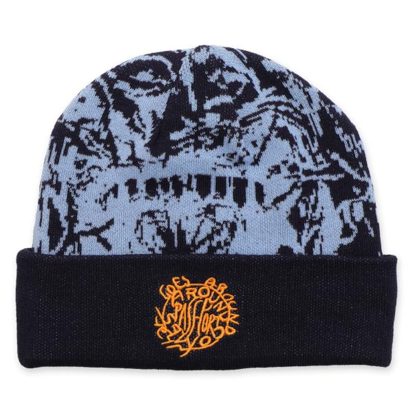 Pass~Port Goes Around Beanie Navy ビーニー メンズ レディース ニ...