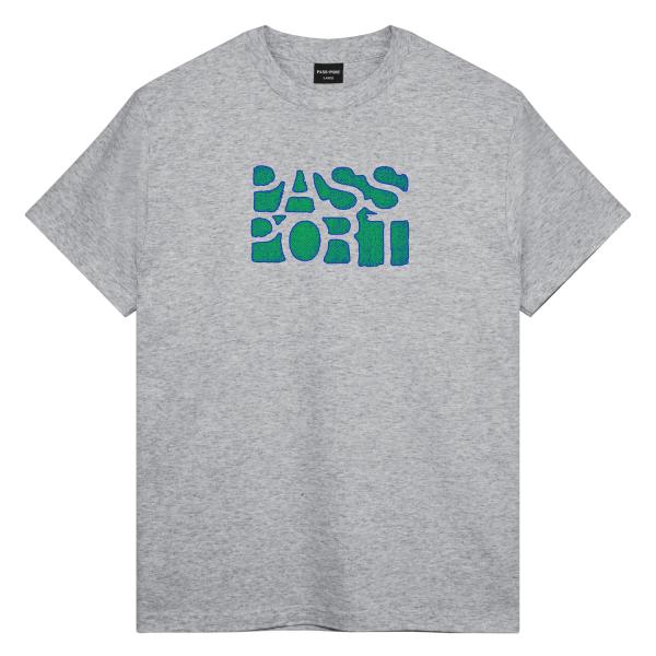 Pass~Port Rough Neg Tee Heather Grey ヘザー グレー メンズ レ...