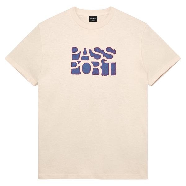 Pass~Port Rough Neg Tee Natural ナチュラル メンズ レディース 半袖...