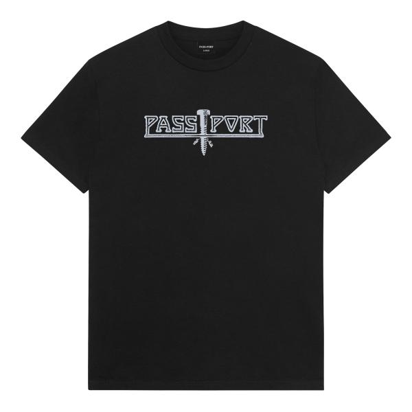 PASS~PORT Screwed Tシャツ ブラック Black メンズ レディース 半袖Tシャツ...