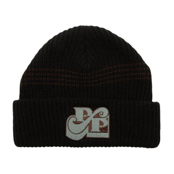 Pass~Port Tidle Stamp Beanie Black ビーニー メンズ レディース ...