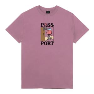 PASS~PORT WHAT U THINK U SAW Tシャツ ウォッシュドベリー メンズ 半袖Tシャツ パスポート｜rawdrip