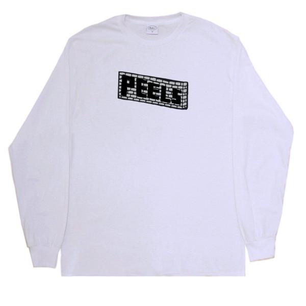 PEELS BRICK LONGSLEEVE TEE WHITE/ピールズ ロングスリーブ Tシャツ...
