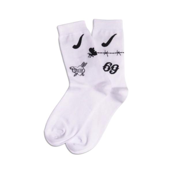 PEELS TATOO SOCKS White ピールズ NYC