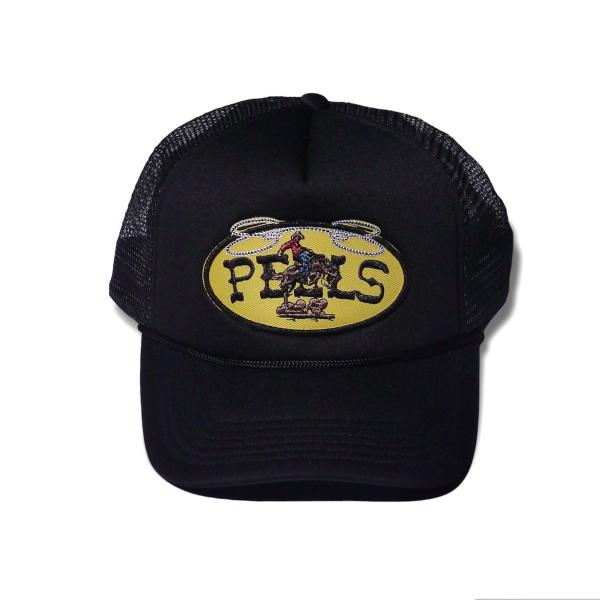 PEELS ウエスタン トラッカーハット ブラック/ブラック ピールズ NYC キャップ