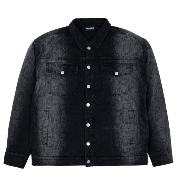 PLEASURES アンコール トラッカー ジャケット ブラック