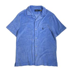 ポロ ラルフローレン S/S  テリー シャツ ハーバー アイランドア ブルー メンズ Polo Ralph Lauren 半袖シャツ US規格｜rawdrip