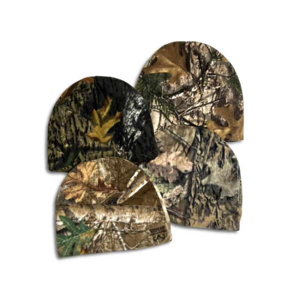 PORT AUTHORITY カモフラージュ フリース ビーニー  メンズ レディース ニットキャッ...