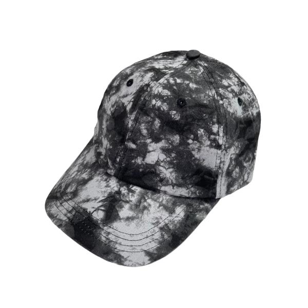 PORT AUTHORITY タイダイ キャップ ブラック C961  メンズ レディース 帽子 染...