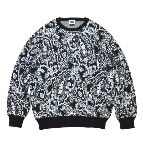 RAWDRIP Original Paisley Knit Black/Blue メンズ レディース...