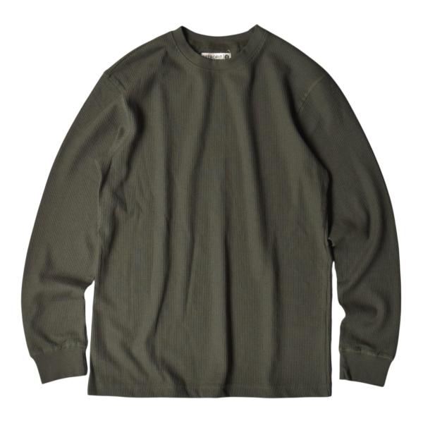 Retro Fit Crewneck L/S Thermal Dusty Olive サーマル オリ...