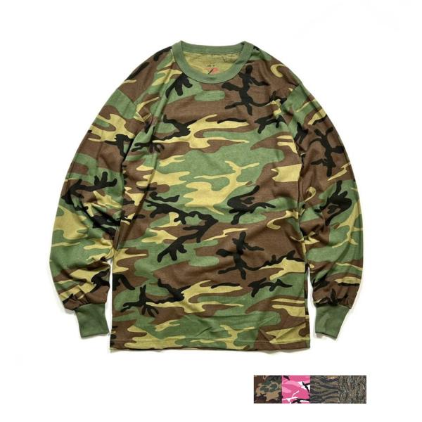 ロスコ ミリタリー ロングスリーブ カモ Tシャツ ROTHCO メンズ レディース 半袖Tシャツ