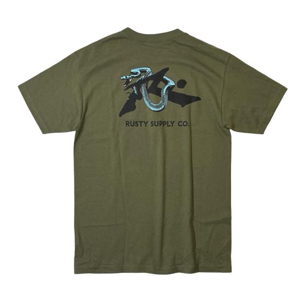 [SALE]ラスティ Serpent Sunday ショートスリーブ Tシャツ ブラック メンズ レ...