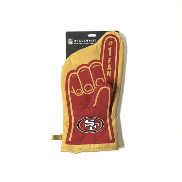 サンフランシスコ・フォーティナイナーズ オーブン ミット レッド 49ers