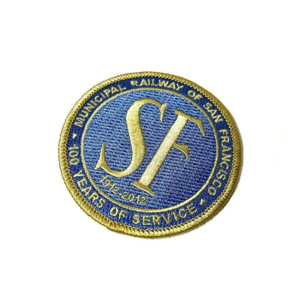 サンフランシスコ スーベニア パッチ ワッペン ブルー Munipal Railway of SF