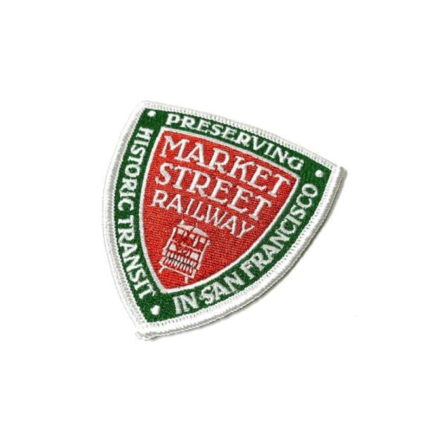 サンフランシスコ スーベニア パッチ ワッペン レッドｘグリーン Market Street Rai...