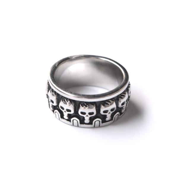 スカルリング Thick シルバー メンズ レディース 指輪