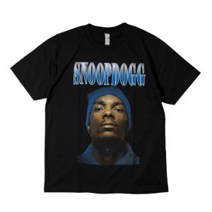 Snoop Dogg スヌープ・ドッグ ショートスリーブ Tシャツ ブラック メンズ レディース 半袖Tシャツ｜rawdrip