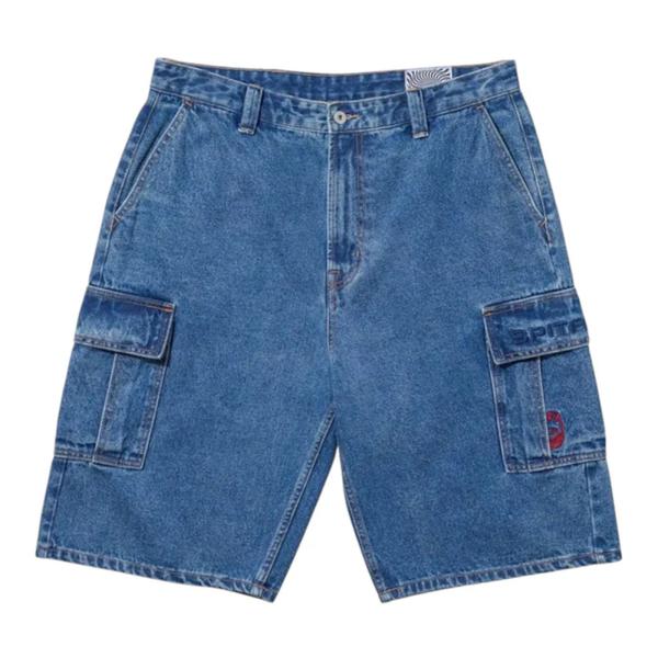 [SALE]Spitfire Classic '87 Denim Cargo Shorts - Li...